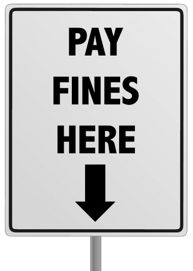 Pay fines